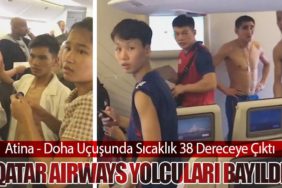 Atina - Doha Uçuşunda Sıcaklık 38 Dereceye Çıktı, Qatar Airways Yolcuları Bayıldı