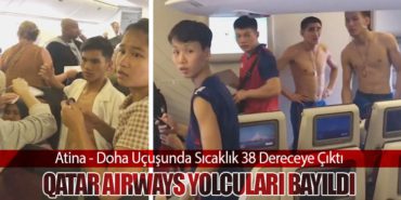 Atina – Doha Uçuşunda Sıcaklık 38 Dereceye Çıktı, Qatar Airways Yolcuları Bayıldı