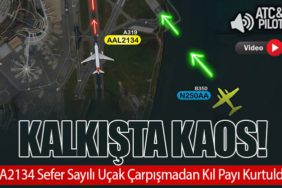 Kalkışta Kaos! UA2134 Sefer Sayılı Uçak Çarpışmadan Kıl Payı Kurtuldu