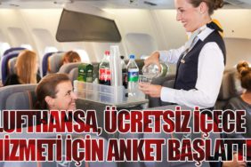 Lufthansa, Ücretsiz İçecek Hizmeti İçin Anket Başlattı