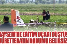 MSB'den Son Dakika Açıklaması: Kayseri'de Eğitim Uçağı Düştü! Mürettebatın Durumu Belirsiz!