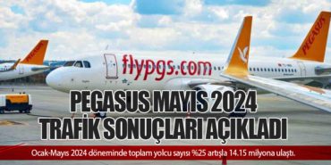 PEGASUS MAYIS 2024 TRAFİK SONUÇLARI AÇIKLADI