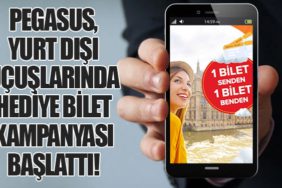 Pegasus, Yurt Dışı Uçuşlarında Hediye Bilet Kampanyası Başlattı!