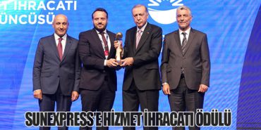 SunExpress’e Hizmet İhracatı Ödülü 