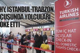 THY, İstanbul-Trabzon Uçuşunda Yolcuları Şoke Etti