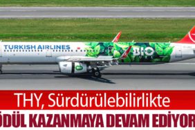 THY, Sürdürülebilirlikte Ödül Kazanmaya Devam Ediyor!