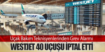 Uçak Bakım Teknisyenlerinden Grev Alarmı: WestJet 40 Uçuşu İptal Etti