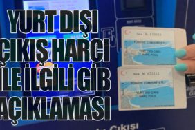 Yurt Dışı Çıkış Harcı İle İlgili GİB Açıklaması