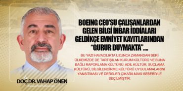 Boeing CEO’su Çalışanlardan Gelen Bilgi İhbar İddiaları Geldikçe Emniyet Kayıtlarından “Gurur Duymakta”….