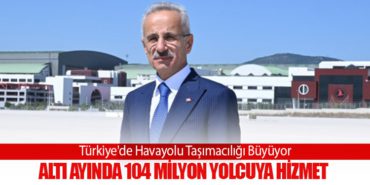 Türkiye’de Havayolu Taşımacılığı Büyüyor. 2024’ün İlk Altı Ayında 104 Milyon Yolcuya Hizmet