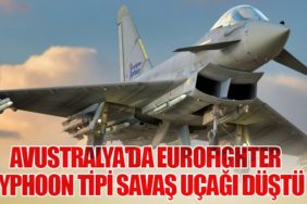 Avustralya'da Eurofighter Typhoon tipi savaş uçağı düştü