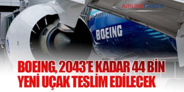 Boeing, 2043’e Kadar 44 Bin Yeni Uçak Teslim Edilecek