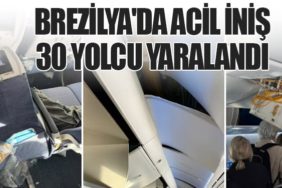 Brezilya'da Acil İniş: 30 Yolcu Yaralandı