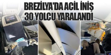 Brezilya’da Acil İniş: 30 Yolcu Yaralandı