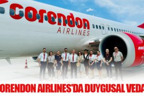 Corendon Airlines'da Duygusal Veda
