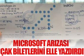 Microsoft Arızası Uçak Biletlerini Elle Yazdırdı!