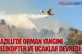 Nazilli'de Orman Yangını: Helikopter ve Uçaklar Devrede