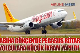 Sabiha Gökçen’de Pegasus Rötarı: Yolculara Küçük İkram Yapıldı