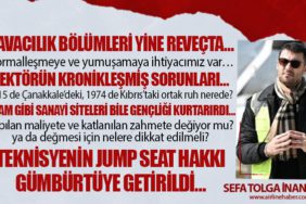 Havacılık Bölümleri yine reveçta… Teknisyenin Jump seat hakkı gümbürtüye getirildi…