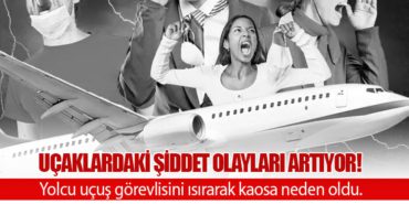 Uçaklardaki Şiddet Olayları Artıyor! Yolcu uçuş görevlisini ısırarak kaosa neden oldu.