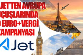 AJet’ten Avrupa Uçuşlarında 9 Euro+Vergi Kampanyası