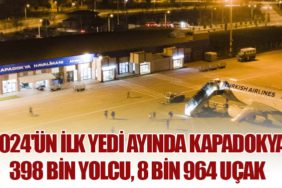 2024'ün İlk Yedi Ayında Kapadokya: 398 Bin Yolcu, 8 Bin 964 Uçak