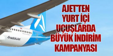 AJet’ten Yurt İçi Uçuşlarda Büyük İndirim Kampanyası