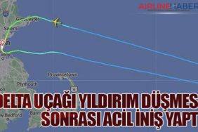 Delta Uçağı Yıldırım Düşmesi Sonrası Acil İniş Yaptı