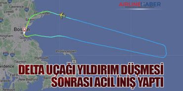 Delta Uçağı Yıldırım Düşmesi Sonrası Acil İniş Yaptı