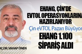 EHang, eVTOL Üretimi Arttıkça Gelirlerinin Yükseldiğini Öngörüyor