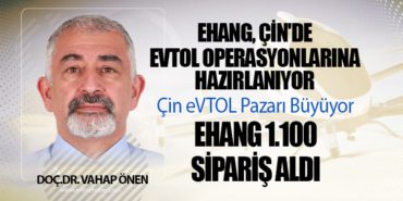 EHang, eVTOL Üretimi Arttıkça Gelirlerinin Yükseldiğini Öngörüyor