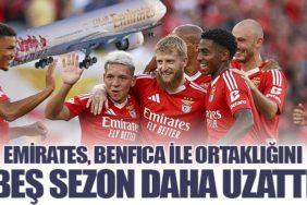 Emirates, Benfica ile Ortaklığını Beş Sezon Daha Uzattı