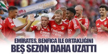 Emirates, Benfica ile Ortaklığını Beş Sezon Daha Uzattı