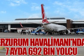Erzurum Havalimanı'nda 7 Ayda 692 Bin Yolcu