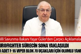 Milli Savunma Bakanı Yaşar Güler'den Çarpıcı Açıklamalar