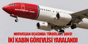 Norwegian Uçağında Türbülans Şoku! İki Kabin Görevlisi Yaralandı