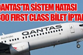 Qantas'ta Sistem Hatası: 300 First Class Bilet İptal