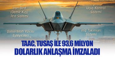 TAAC, TUSAŞ ile 93,6 milyon Dolarlık Anlaşma İmzaladı