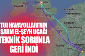 TUI Havayolları'nın Şarm El-Şeyh Uçağı Teknik Sorunla Geri İndi