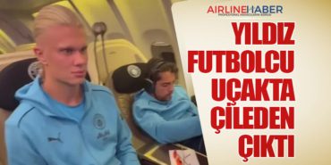 Yıldız Futbolcu Uçakta Çileden Çıktı
