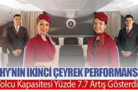THY’nin İkinci Çeyrek Performansı: Yolcu Kapasitesi Yüzde 7.7 Artış Gösterdi
