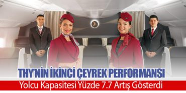 THY’nin İkinci Çeyrek Performansı: Yolcu Kapasitesi Yüzde 7.7 Artış Gösterdi