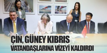 Çin, Güney Kıbrıs Vatandaşlarına Vizeyi Kaldırdı