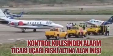 Kontrol Kulesinden Alarm: Ticari Uçağı Riski Altına Alan İniş!
