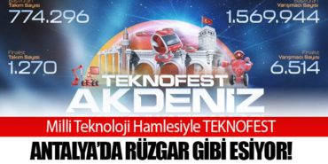Milli Teknoloji Hamlesiyle TEKNOFEST Antalya’da Rüzgar Gibi Esiyor!