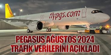 Pegasus Hava Yolları Ağustos 2024 Trafik Verilerini Açıkladı