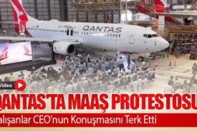 Qantas'ta Maaş Protestosu: Çalışanlar CEO'nun Konuşmasını Terk Etti