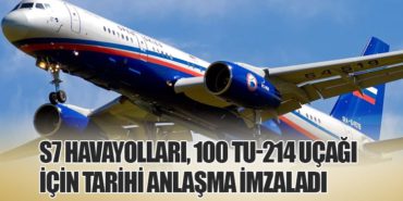 S7 Havayolları, 100 Tu-214 Uçağı İçin Tarihi Anlaşma İmzaladı