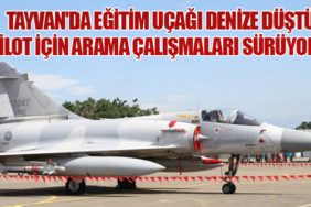 Tayvan'da Eğitim Uçağı Denize Düştü, Pilot İçin Arama Çalışmaları Sürüyor