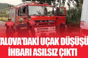 Yalova'daki Uçak Düşüşü İhbarı Asılsız Çıktı: Çiftçi Tarla Yakıyordu